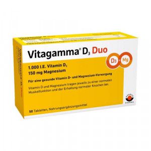 VITAGAMMA D3 Duo 1.000 I.E Vit.D3 150mg Magnes.NEM